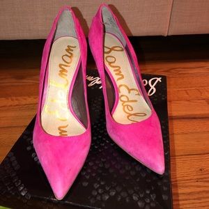 Sam Edelman hot pink heels